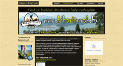 Desktop Screenshot of bihariturak.hu